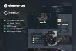 Cinemox - Video Production Company Elementor Pro Template Kit