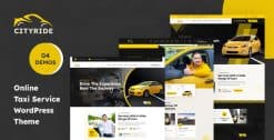 Download Cityride - Online Taxi Service WordPress Theme GPL WordPress Plugin