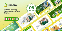 Download Clinara - Cleaning Services WordPress Theme GPL WordPress Plugin