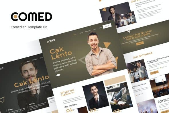 Comed - Comedian Elementor Template Kit