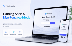 Download Coming Soon and Maintenance Mode by Traslatability GPL WordPress Plugin
