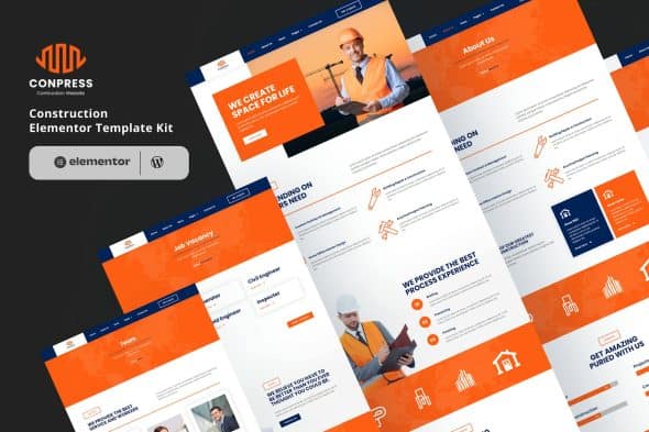 Conpress - Construction Service Elementor Template Kit