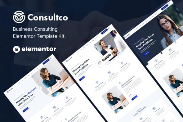 Consultco - Consulting Business Elementor Template Kit