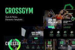 CrossGym - Gym & Fitness Elementor Template Kit