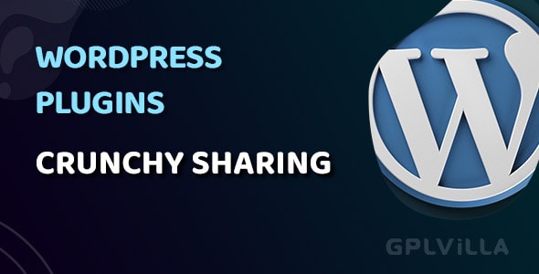 Download Crunchy Sharing WordPress Plugin GPL