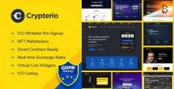 Download Crypterio - Cryptocurrency WordPress Theme