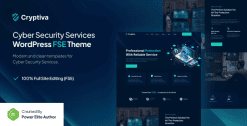 Cryptiva - Cyber Security Services FSE WordPress Theme