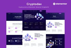 Cryptodax - Cryptocurrency & Blockchain Elementor Template Kit