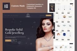 CustomMade - Customized Jewellery & Goldsmith Elementor Template Kit