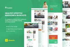 Cutato - Healthy Lifestyle Magazine & Blog Elementor Template Kit