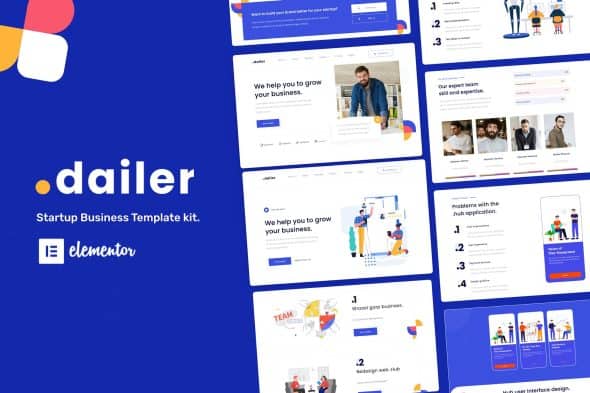 Dailer - Startup Elementor Template Kit