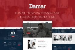 Damar - Business Consultant Elementor Template Kit