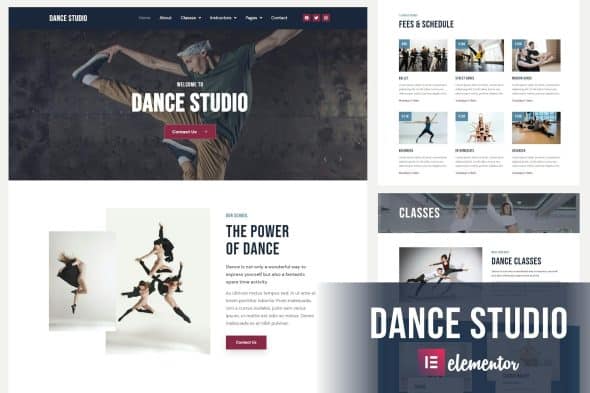 Dance Studio - Elementor Template Kit