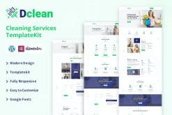 Dclean | Cleaning Services Elementor Template Kit