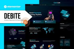 Debite - Card Payment & Online Payment Elementor Template Kit