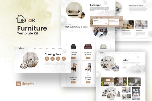 Decor - Furniture & Interior Design Elementor Template Kit