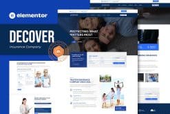 Decover - Insurance Company Elementor Pro Template Kit