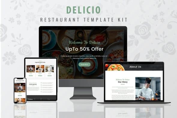 Delicio - Restaurant Elementor Template Kit