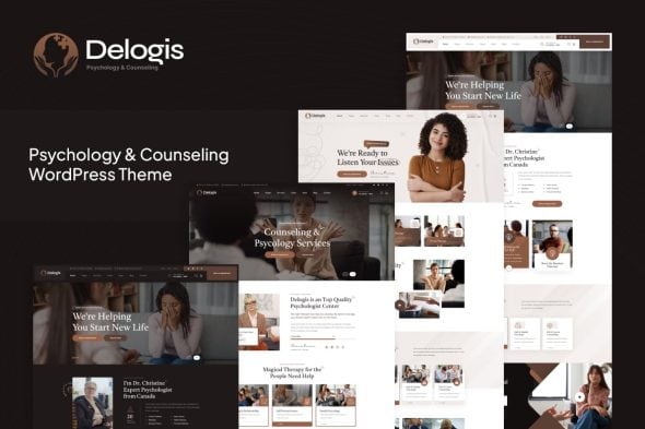 Download Delogis - Psychology & Counseling WordPress Theme GPL WordPress Plugin