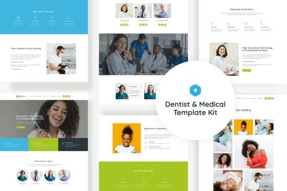 Dentario - Dentist & Medical Elementor Template Kit