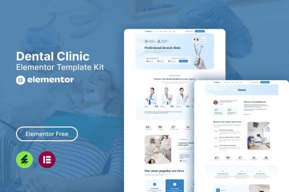 Dentcys – Dental Clinic Elementor Template Kit