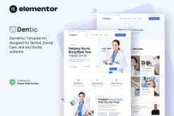 Dentic - Dentist & Dental Clinic Elementor Template Kit