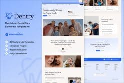 Dentry – Dentist & Dental Care Elementor Template Kit