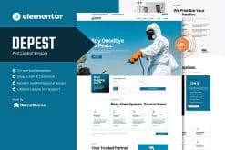 Depest – Pest Control Services Elementor Template Kit