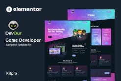 Devour - Game Developer Elementor Template Kit