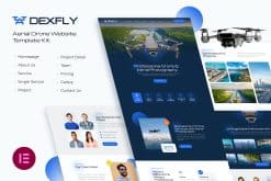 Dexfly | Drone & Aerial Photography Elementor Template Kit