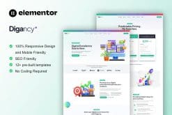 Digancy - Digital Agency Elementor Template Kit