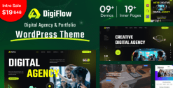 Download DigiFlow - Digital Agency WordPress Theme GPL WordPress Plugin