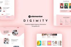 Digimity - Creative Digital Agancy Elementor Template Kit