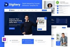 Digitery - Digital Marketing Courses Elementor Template Kit