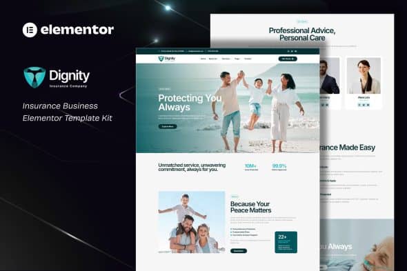 Download Dignity – Insurance Business Elementor Template Kit