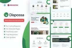 Dispossa - Waste Reduction Elementor Pro Template Kit