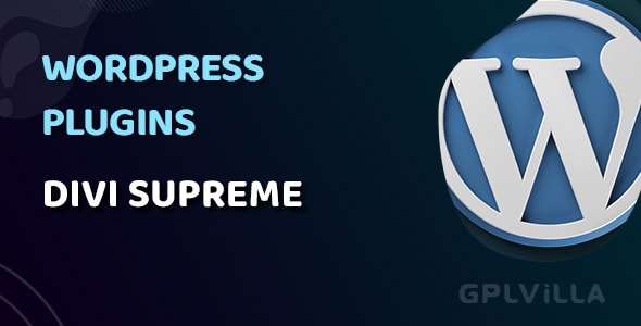 Download Divi Supreme Pro WordPress Plugin GPL