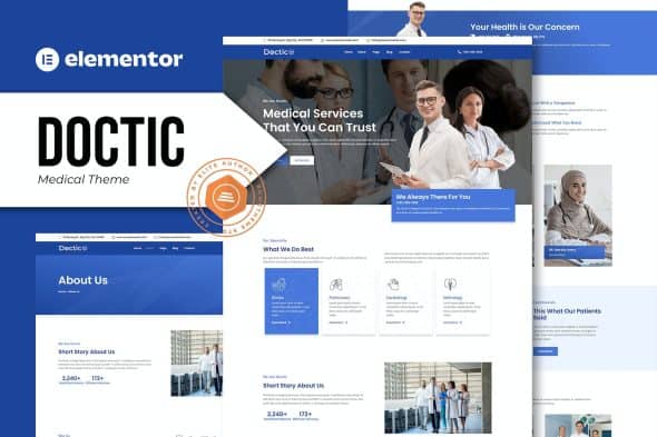 Doctic - Medical Elementor Template Kit