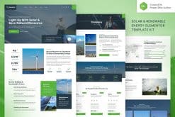 Dometric - Solar & Renewable Energy Elementor Template Kit