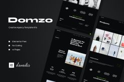 Domzo - Creative Agency Elementor Template Kit