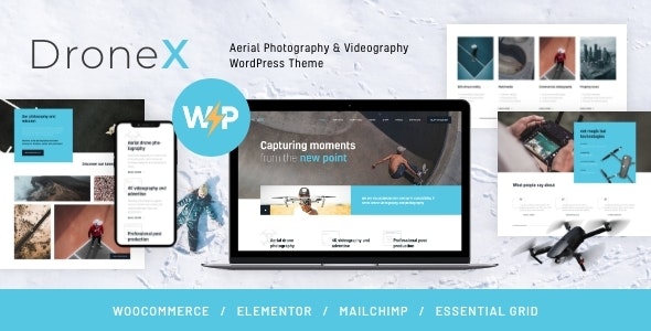 Download DroneX | Aerial Photography & Videography WordPress Theme
