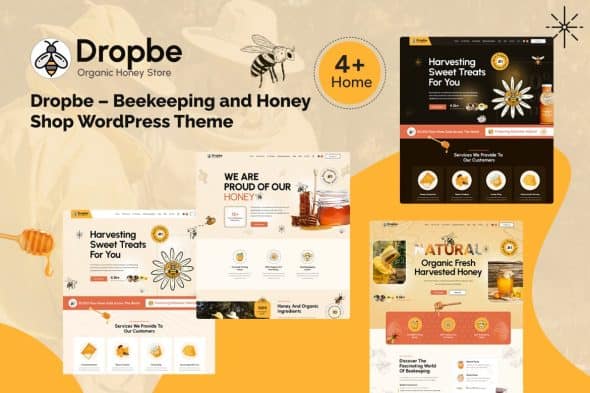 Download Dropbe - Beekeeping and Honey Shop WordPress Theme GPL WordPress Plugin