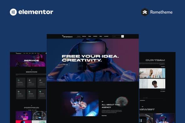 D’Urban - Digital Agency Elementor Pro Full Site Template Kit