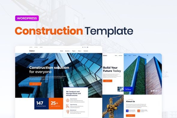 Dustro - Construction Company Elementor Template Kit