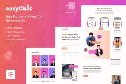 EasyChat - Online App Startup Elementor Template Kit