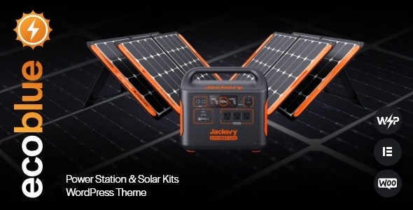 Download EcoBlue - Power Station & Solar Kits WordPress Theme