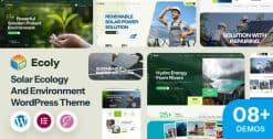 Download Ecoly - Solar Ecology & Environment WordPress Theme GPL WordPress Plugin