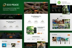 EcoPeace - Environment & Ecology NGO Elementor Template Kit