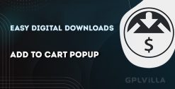 Download Easy Digital Downloads Add to Cart Popup WordPress Plugin GPL