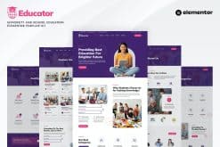 Educator - University & School Education Elementor Template Kit